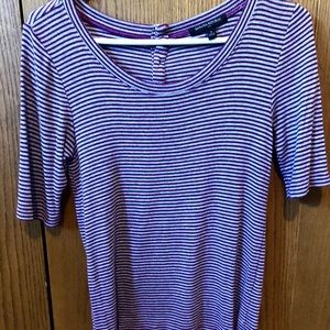 Form- Fitting, Striped Tee